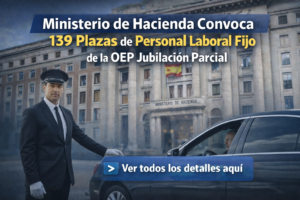 Convocadas 139 Plazas de Personal Laboral Fijo del Ministerio de Hacienda
