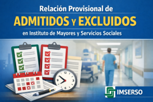 Listas Provisionales Del Proceso E2 de Cuidados Auxiliares de Enfermería IMSERSO