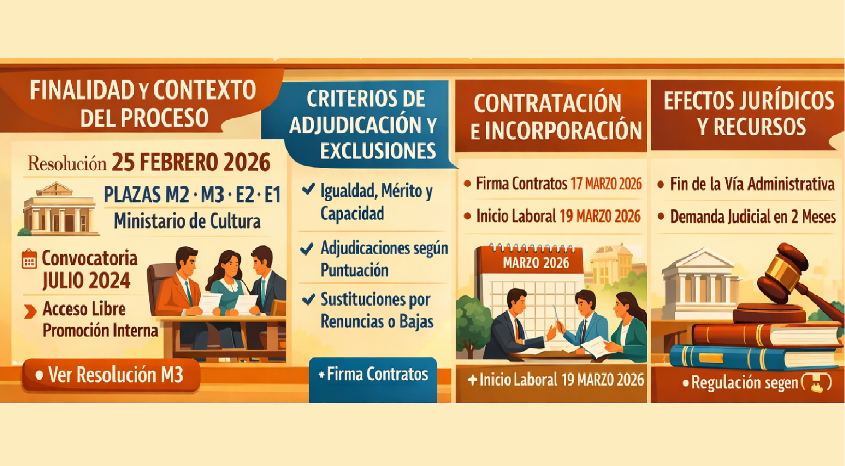 Adjudicacion de Plazas Ministerio de Cultura