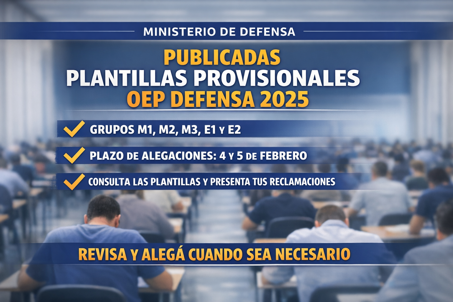 Plantillas Provisionales Defensa