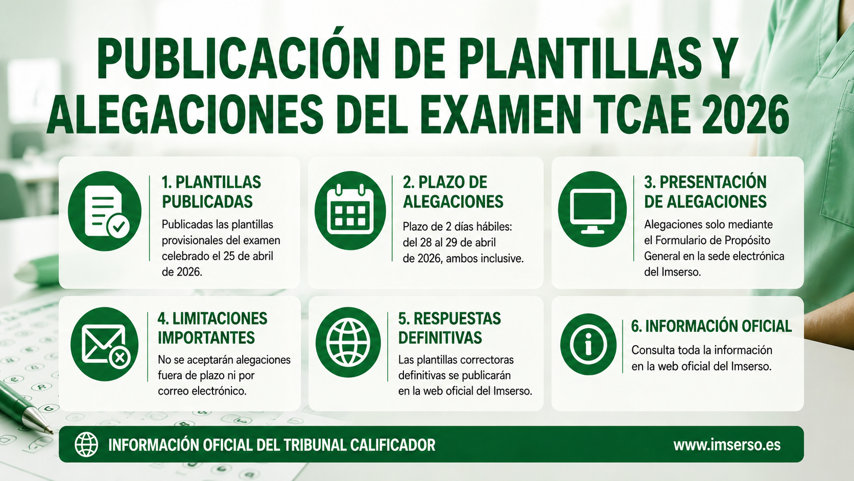 Plantilla Provisional Imserso 2026